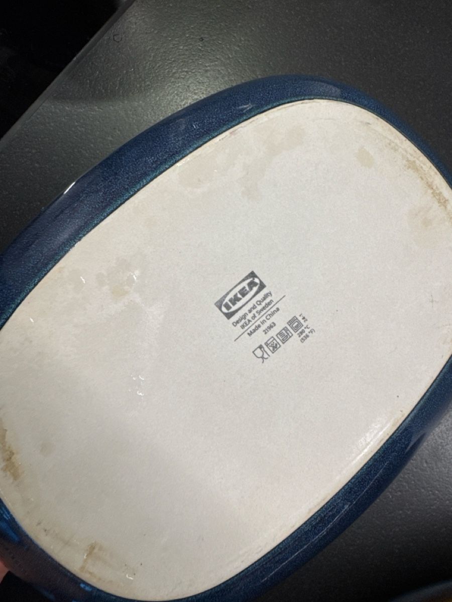 Ikea Piatti di portata: Zwei blaue Servierteller oval von IKEA – Usato da Bern venduto da nicole.ruprecht 1
