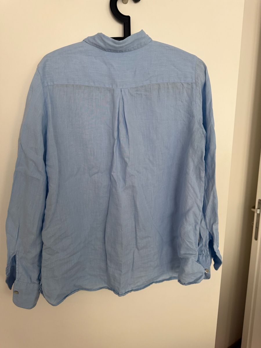 Massimo Dutti Camicette: Massimo Dutti blue linen shirt – Usato da Zürich venduto da jus_sw7l 2