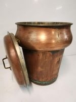Kupferkübel mit Deckel, Kupfertopf Übertopf 70cm