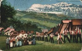 Trachten Toggenburg Braufuder Träger ca. 1920