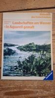 Landschaften am Wasser - Aquarell Malerei, Top Zustand!