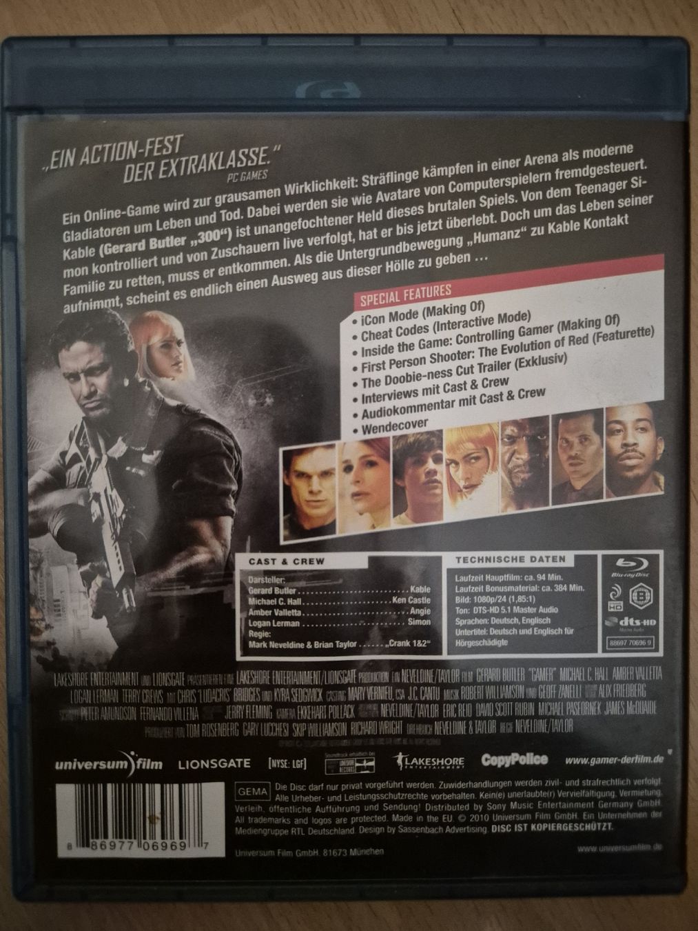 Tutti i DVDs: Gamer Blu-Ray – Usato da Lindau venduto da Hammy0740 1