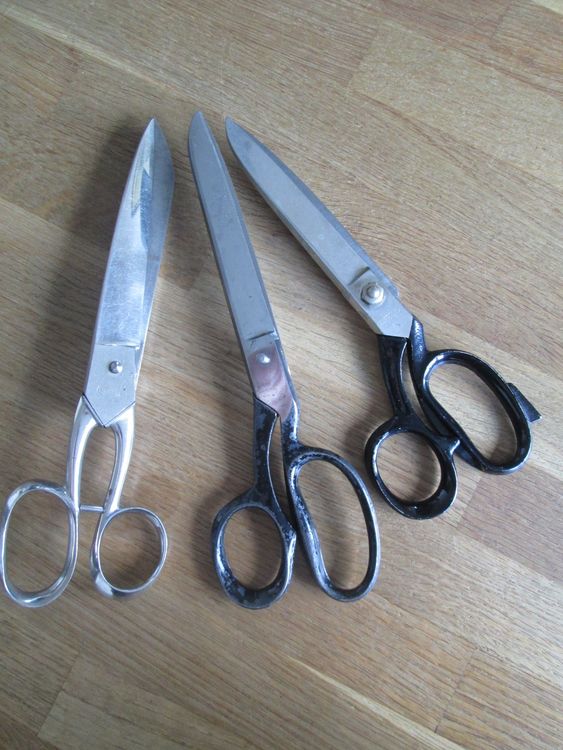 3 Grosse alte Scheren 20 bis 23cm. Tip /Top im Schuss (Gebraucht) in ...