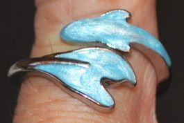 Ring L-8942 – Delfin Grössenverstellbar Zinklegierung