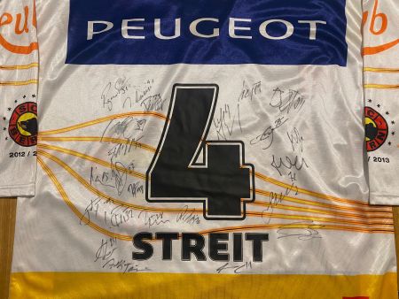 MATCH WORN SC BERN # 4 STREIT TRIKOT SCB 2012/13 SIGNIERT XL