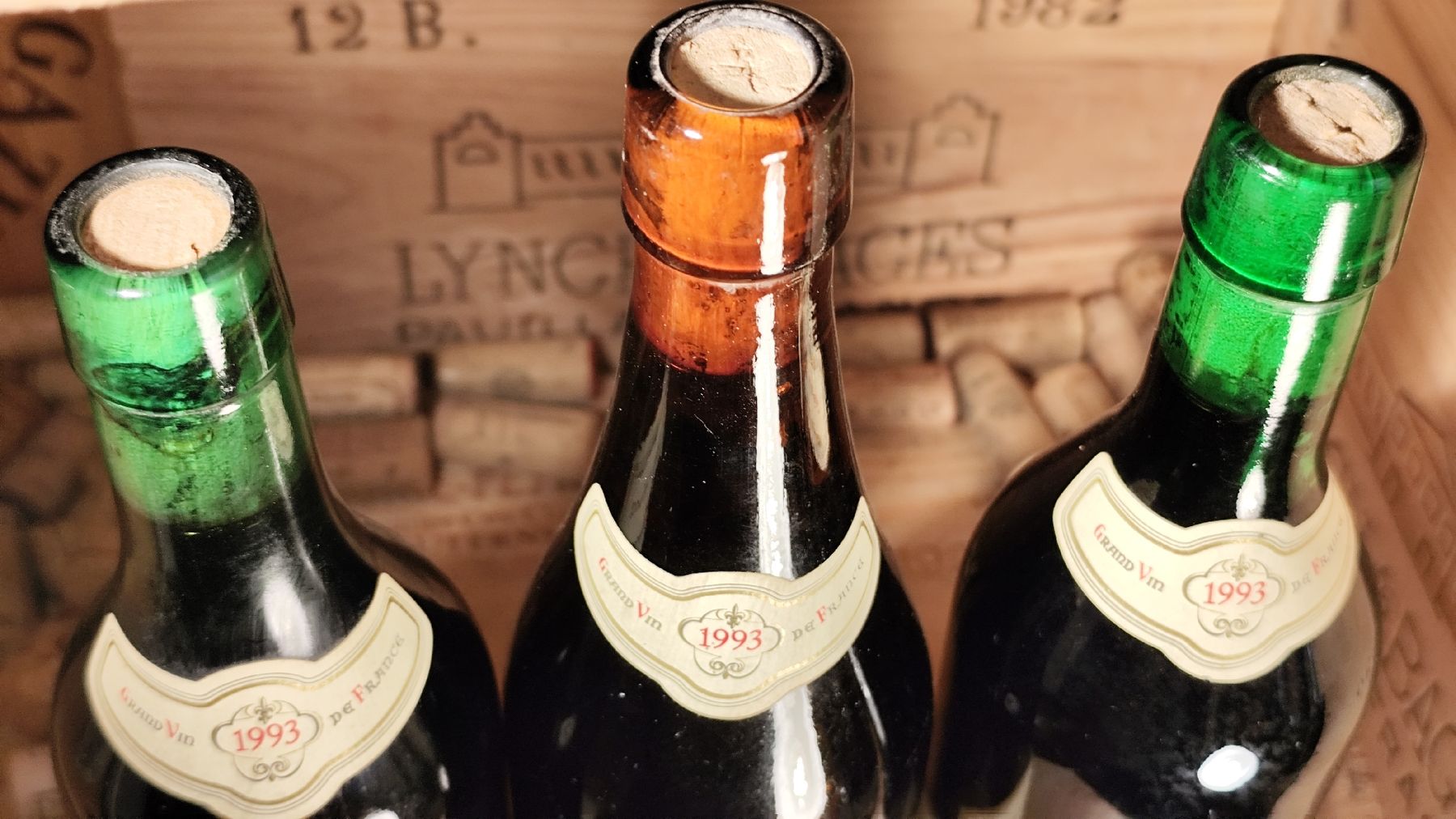 Vino: 3 x 1993 Fleurie – Nuovo e nell'imballaggio originale da Büsserach venduto da Vintage-vins 1