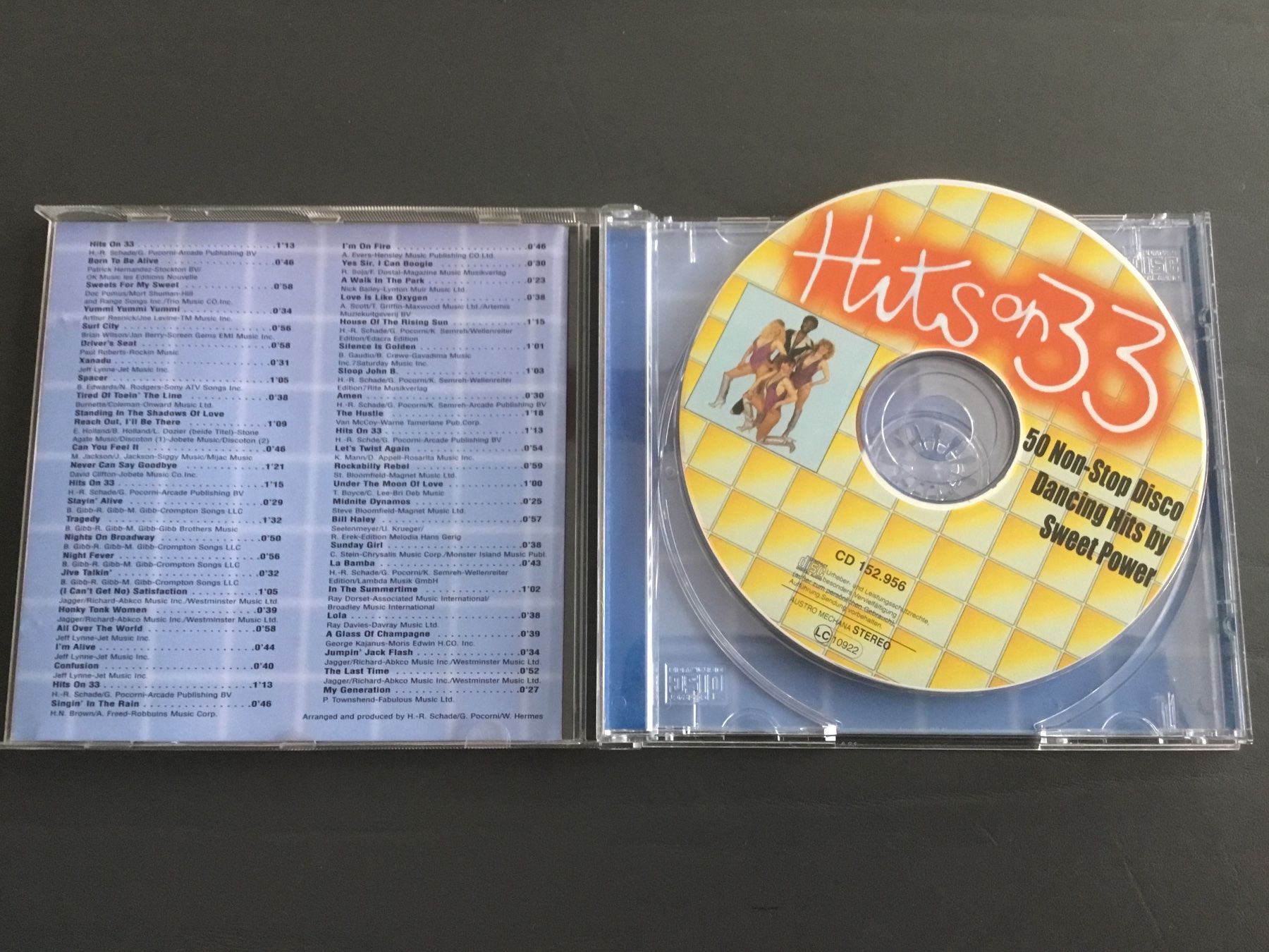 CD: Hits on 33 - 50 Non-Stop Disco Dancing Hits CD – Usato da Kerzers venduto da Georges3210 2