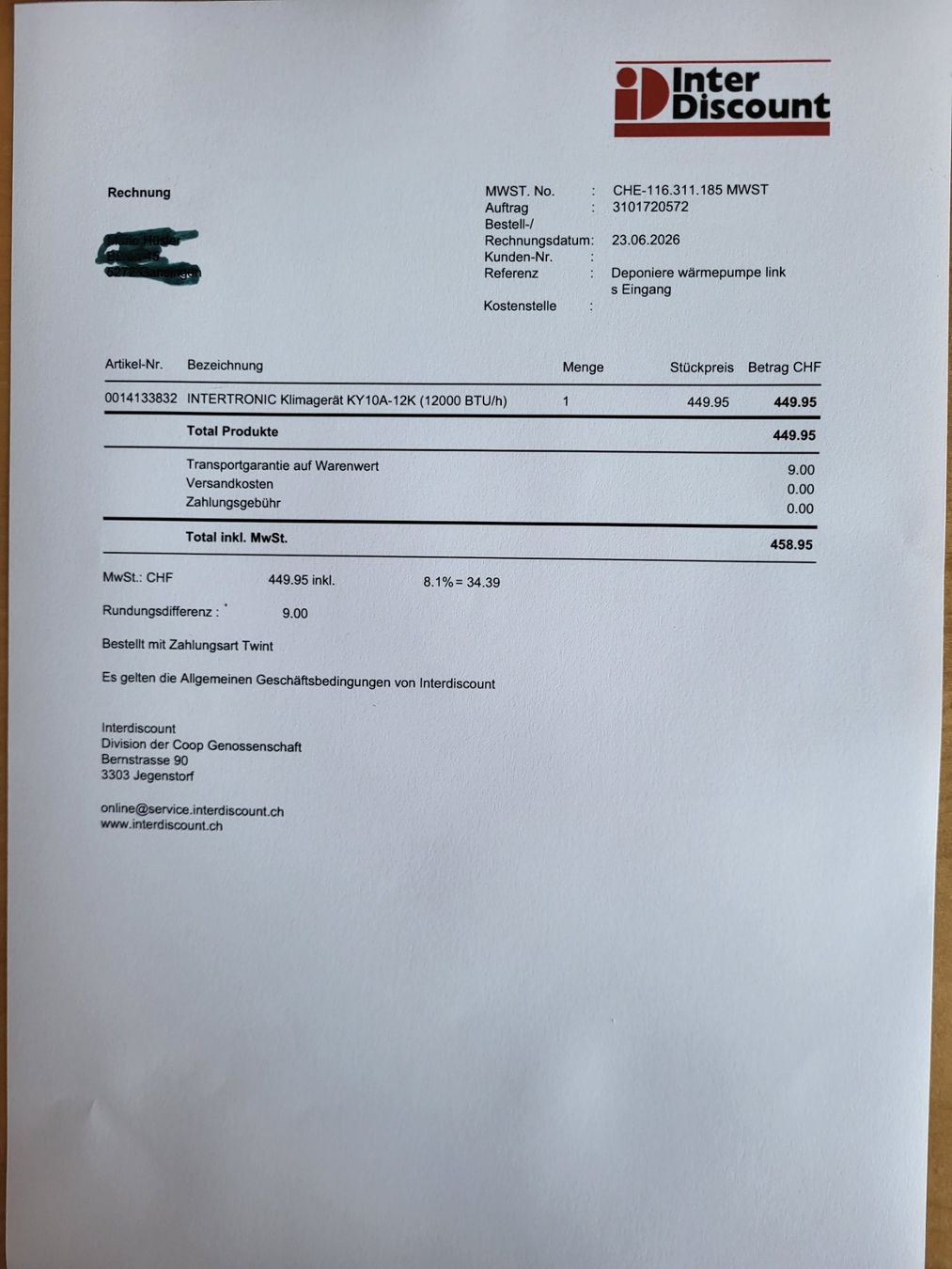 Klimageräte: Klimagerät neuwertig – Gebraucht aus Gansingen von Tobrah 2