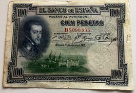 Spanien 100 Pesetas 1925