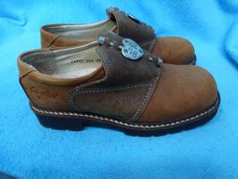 LANDLER FESTE TRACHTEN SCHUHE GR 39 LEDER KAUM GETRAGEN