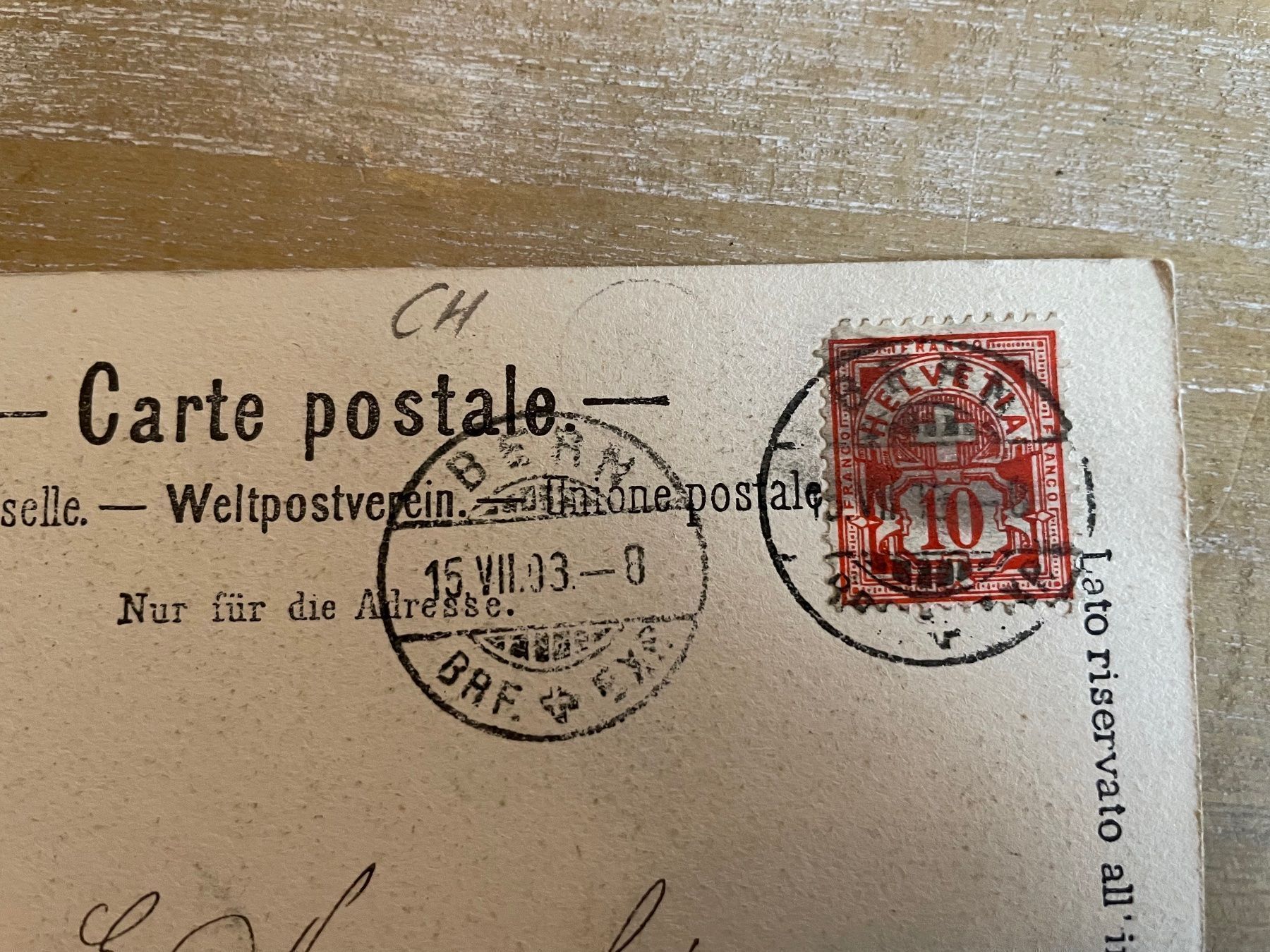 Cartoline postali: Postkarte Bern – Usato da Bern venduto da Dafi7 2