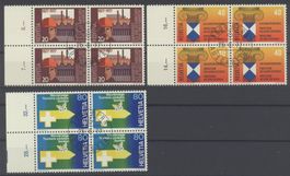 1977, Sonderpostmarken, Viererblöcke, ET