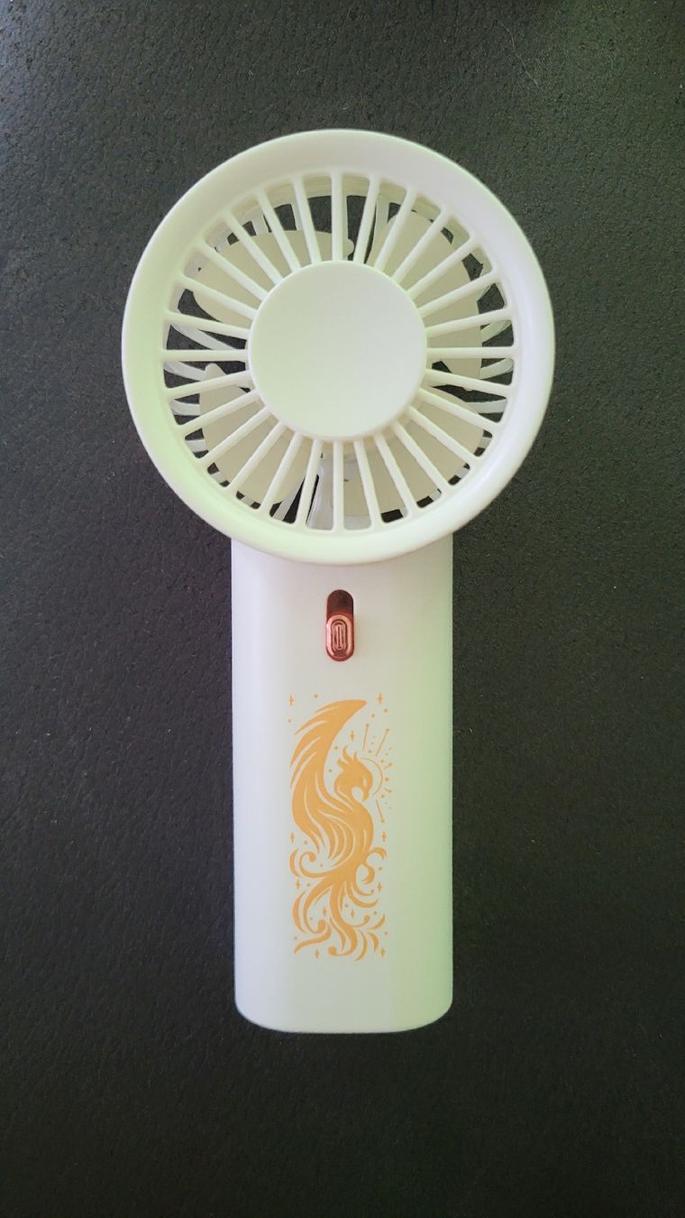 Ventilatoren: Handventilator mit Phoenix-Motiv - Owlcrate – Neu und originalverpackt aus Hägglingen von sar_jf7s