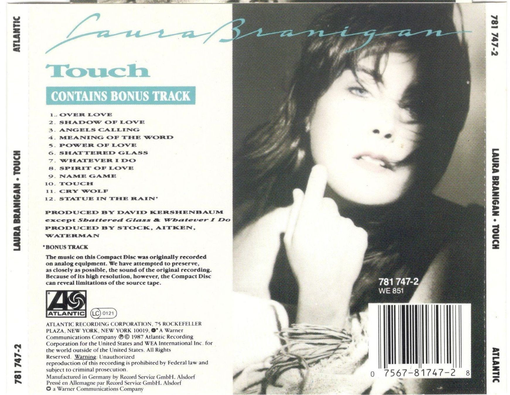 CD: Laura Branigan Touch CD – Usato da St. Margarethen TG venduto da Smiley-Face 1