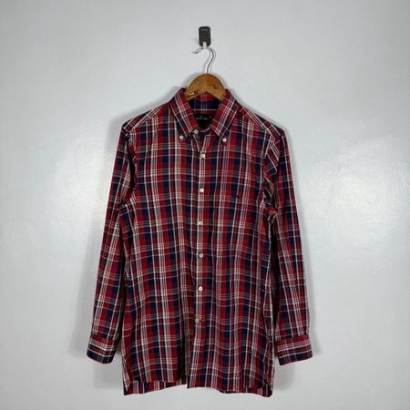 Chemise BATHING APE x United Arrows Carreaux Rouge/Bleu - L