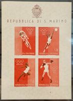 San Marino 1960 Block Olympia Rom 1960 Sport MNH **
