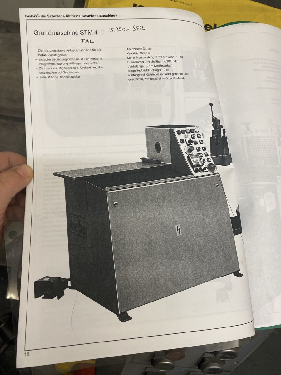 Tutte le macchine: Multifunktionsmaschine  Kunstschmiedemaschine – Usato da Nebikon venduto da schnischna80 3