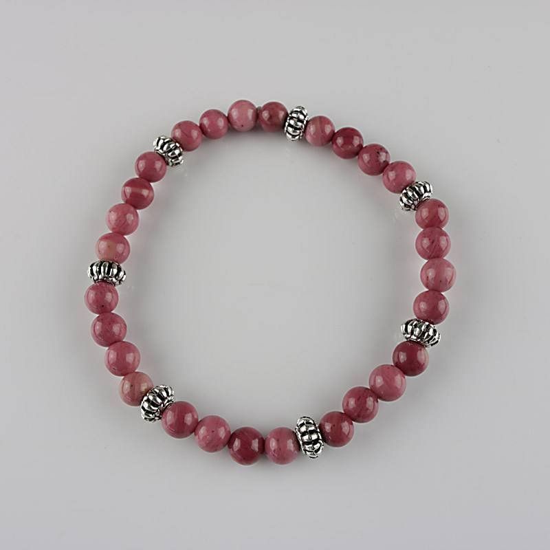 Bracciali & Braccialetti: Edelstein-Armband Rhodonit - Ø 6 – Nuovo e nell'imballaggio originale da Mauren venduto da Yeelen