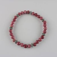 Edelstein-Armband Rhodonit - Ø 6