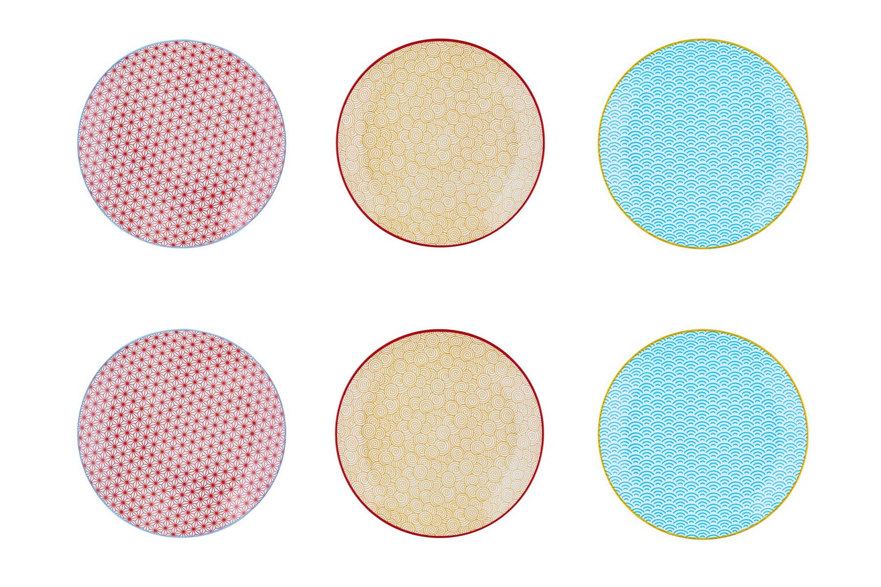 Geschirrsets: Teller-Set PATTERN Ø21cm – Neu und originalverpackt aus Bremgarten AG von simpliCH