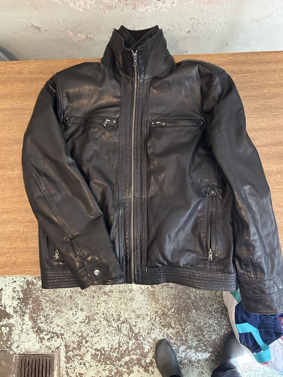 Navyboot Giacche: Navyboot Lederjacke schwarz – Usato da Bern venduto da nih_yc57 3