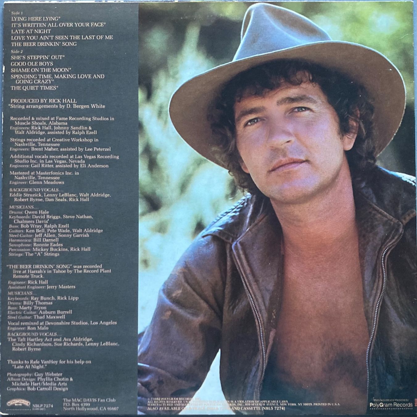 Dischi in vinile: MAC DAVIS - FORTY 82 – Usato da Poliez-Pittet venduto da Newtown-Records 1