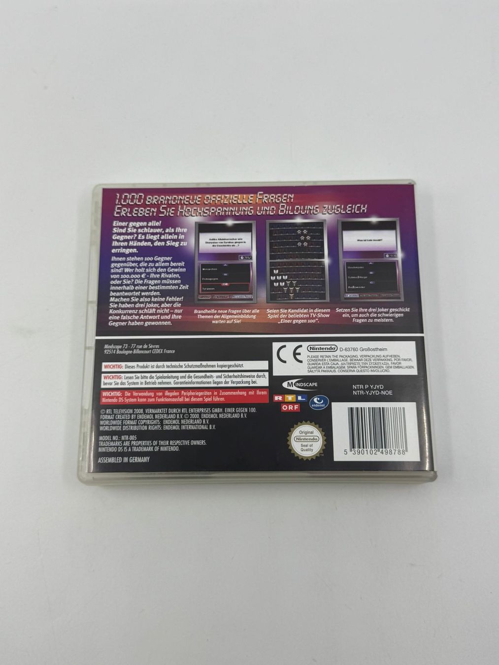 Spiele: 1 gegen 100 (Nintendo DS) – Gebraucht aus Herisau von Seyashop1 2
