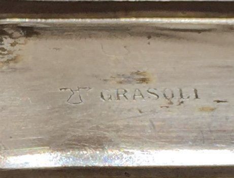 Greifer: Alte Zuckerzange, Versilbert – Gebraucht aus Einsiedeln von Fundgrube59 3