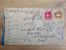 Tibet China Briefumschlag 1959