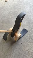 Wooden Penguin Toy with Stick used