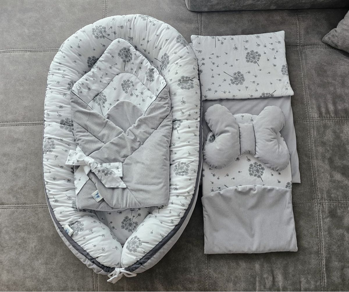 Bettwäsche: Babynest Set mit Pucktuch aus Baumwolle 6 – Gebraucht aus Hinwil von Adampol 2