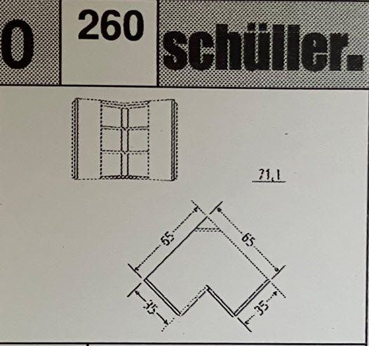 Cucine complete: Eck-Oberschrank Küche – Nuovo e nell'imballaggio originale da Wädenswil venduto da Lexx5 1