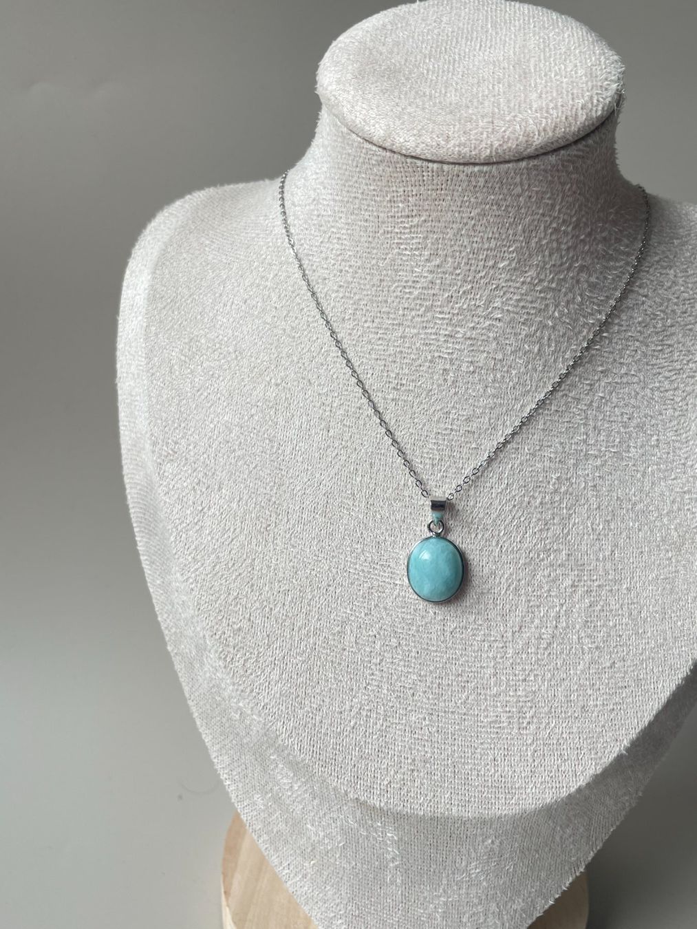 Anhänger: Larimar-Cabochon 03 – Neu und originalverpackt aus Schiers von sisikristall 1