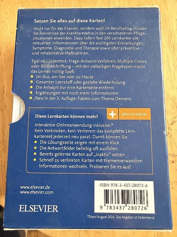 Altro materiale scolastico: Lernkarten Krankheitslehre – Usato da Arlesheim venduto da Aurelius.i 3