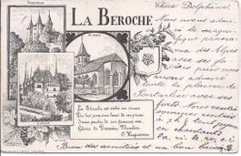 LA BEROCHE, carte Oscar Huguenin