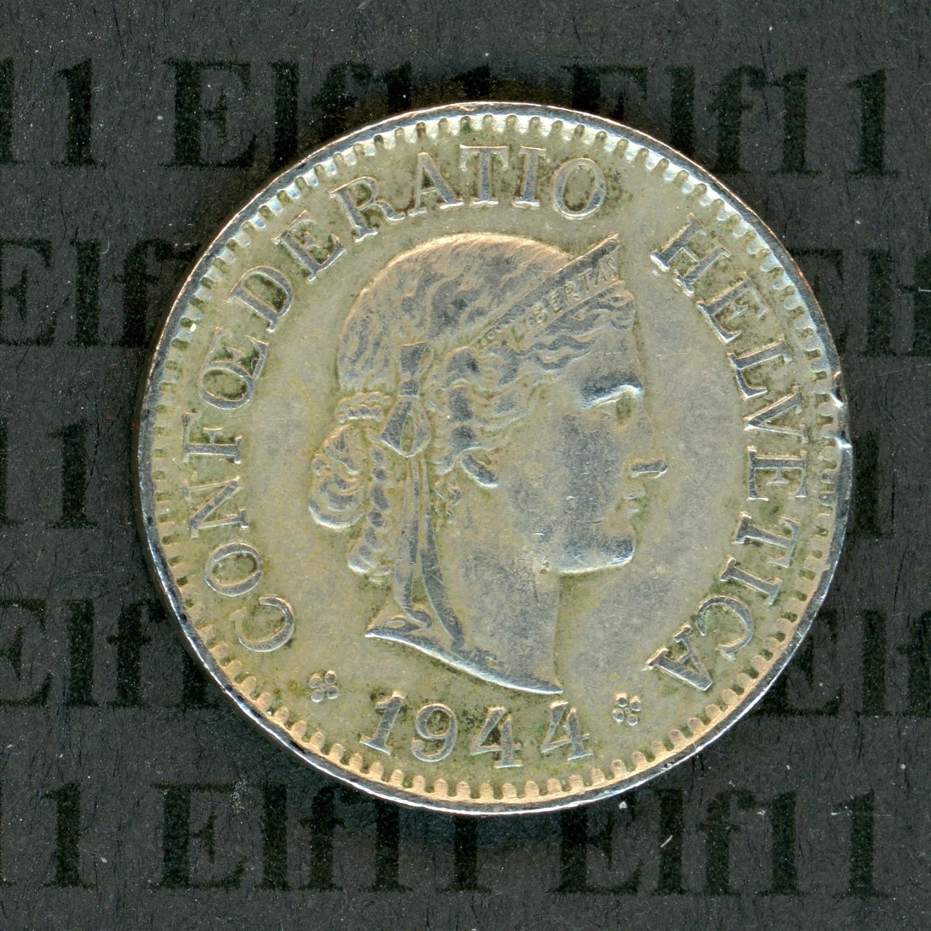 Tutti le monete: CHF___0.10 1944 ss-vz 10 Rappen – Usato da Widnau venduto da Elf11