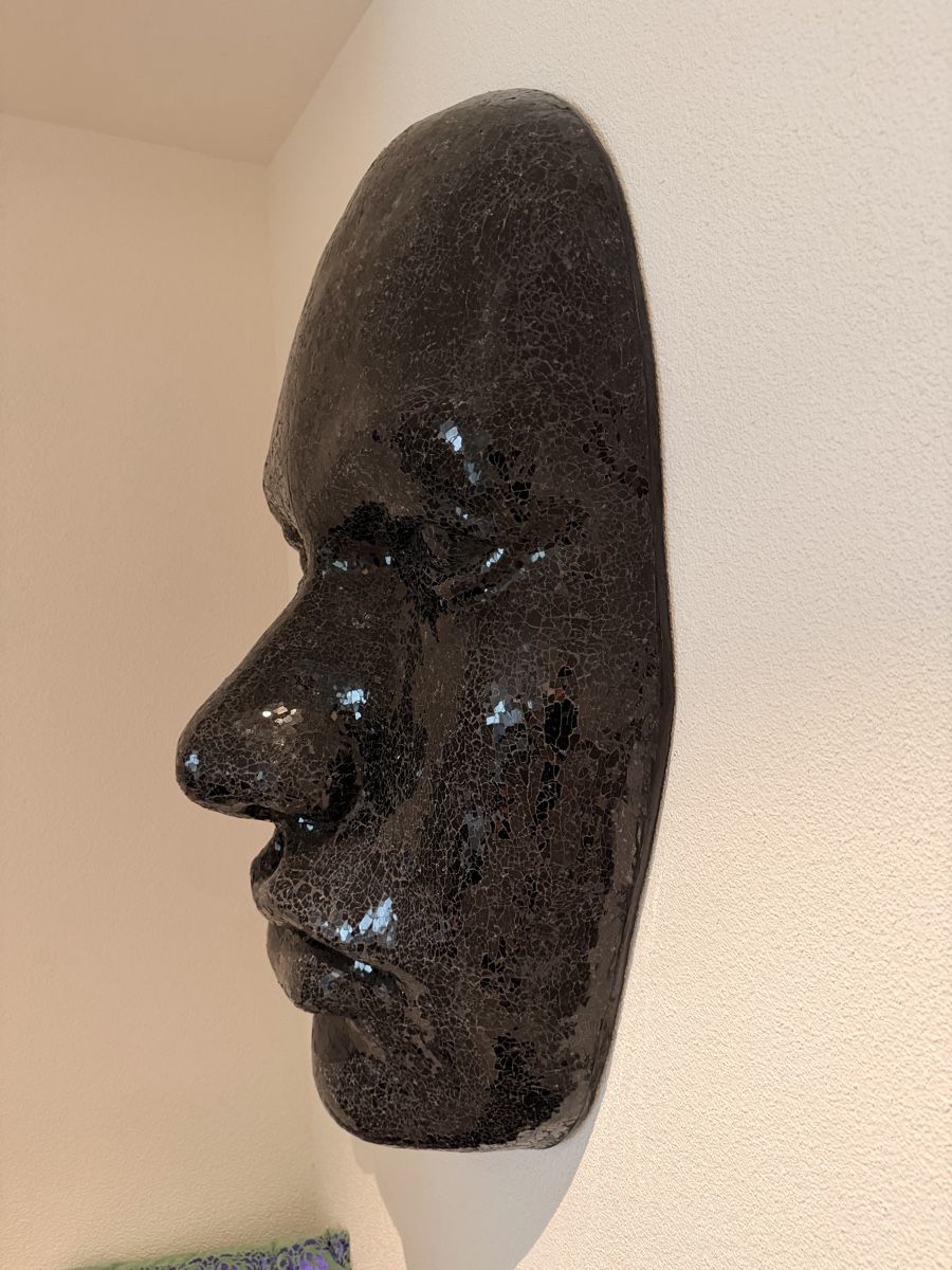 Skulpturen & Statuen: Wanddeko menschliches Gesicht – Gebraucht aus Mellingen von Ero88 2