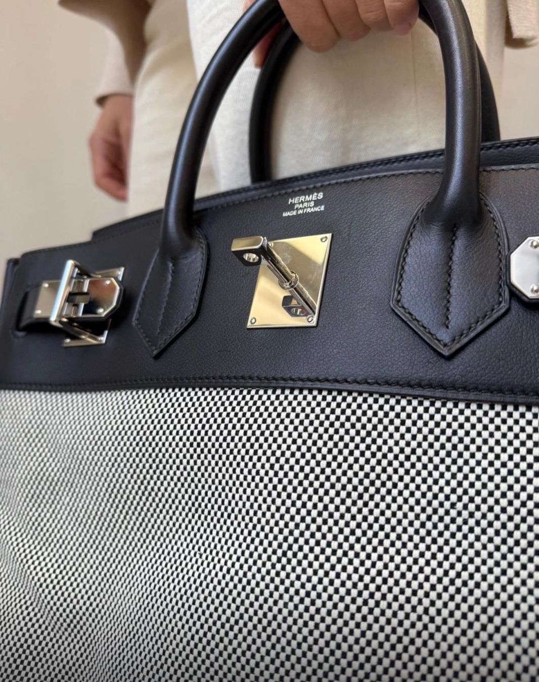 Hermès Borse da donna: Hermes Birkin Hac 40 Canvas 2023 – Nuovo (secondo la descrizione) da Lausanne venduto da LuxuryExperts 3