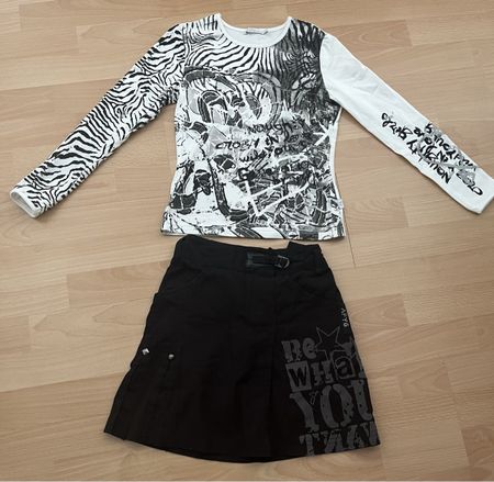 AIRFIELD-Outfit für Mädchen (10 Jahre) Shirt & Jupe