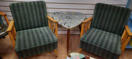 Mid-Century Vintage Sessel-Paar (Senator Style)