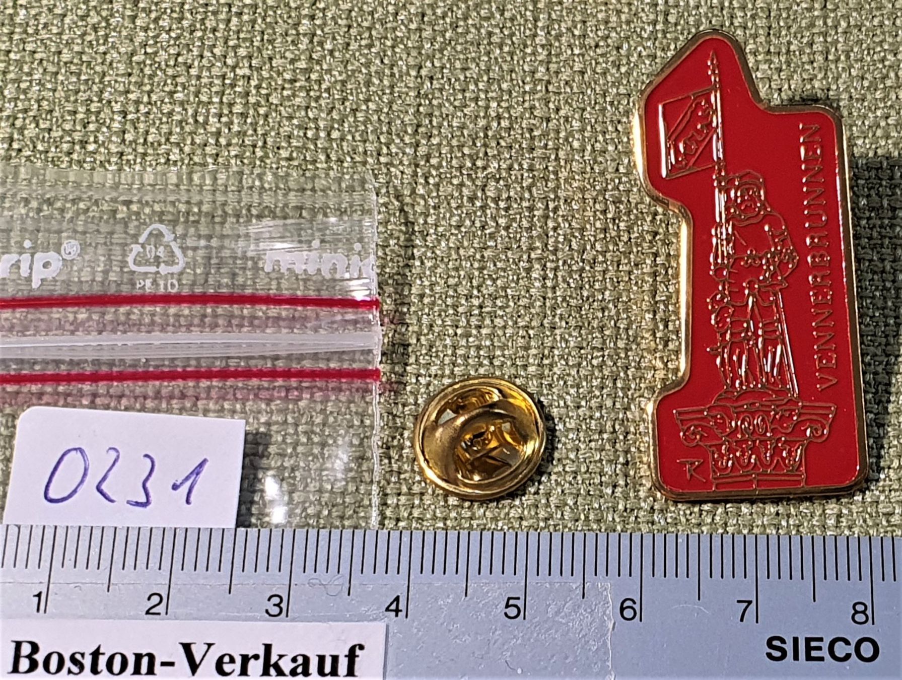 Placchette & Badge: O231 - Pin Bern Vennerbrunnen – Usato da Reinach BL venduto da Boston-Verkauf 1