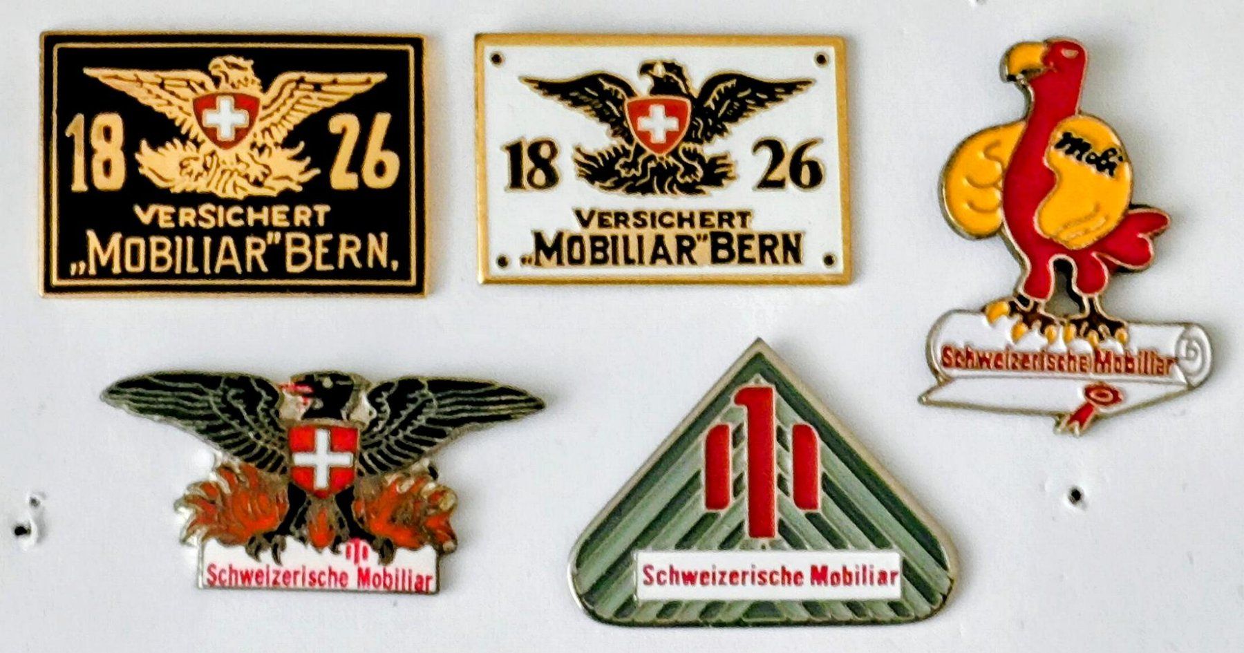 Placchette & Badge: 5 Pin Mobiliar Versicherung – Usato da Pfäffikon ZH venduto da Colacity
