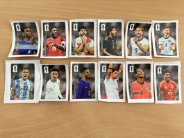 12x Coca Cola Panini Stickers World Cup