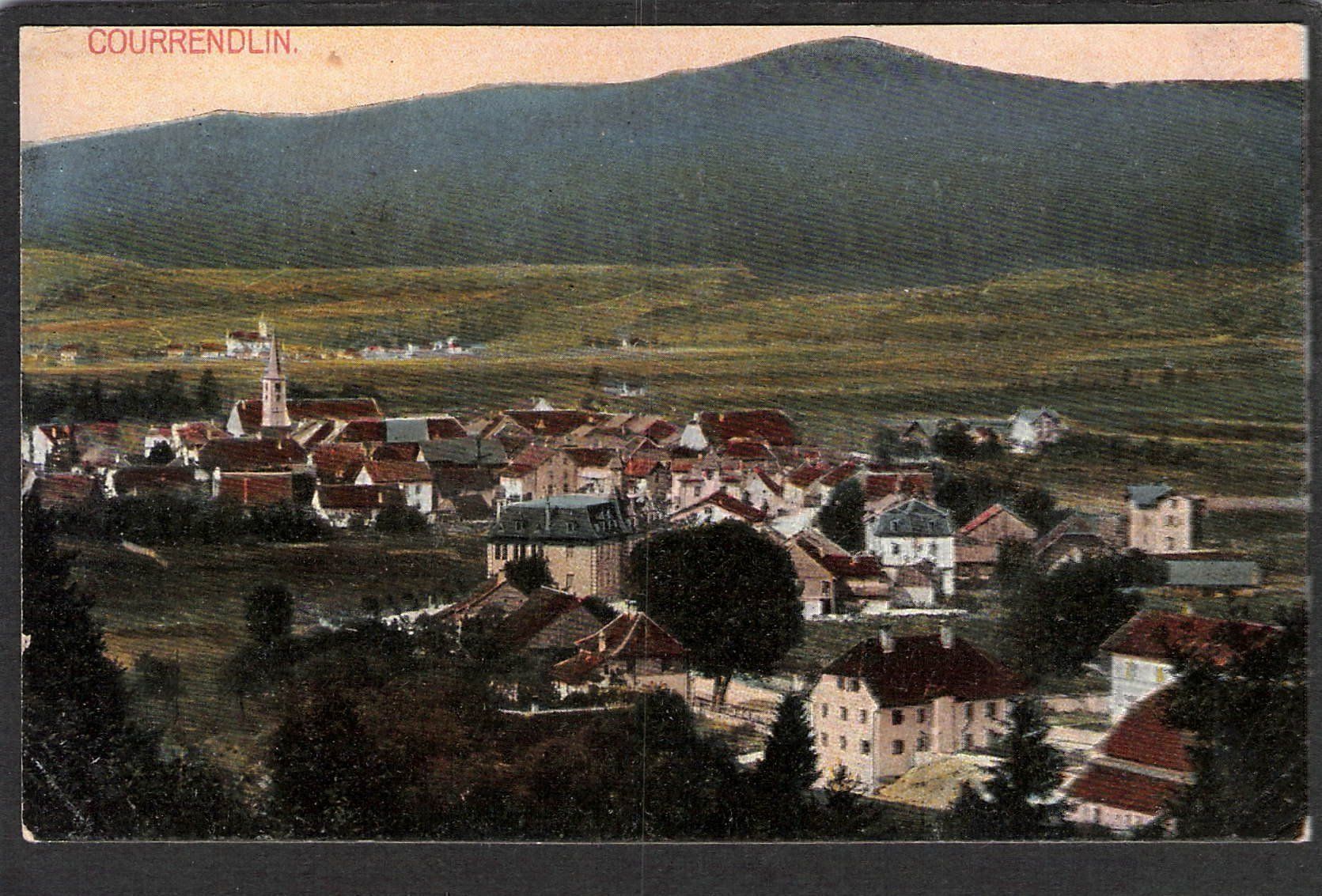 Cartoline postali: -Courrendlin , 1921 – Usato da Reichenburg venduto da Pipo-67