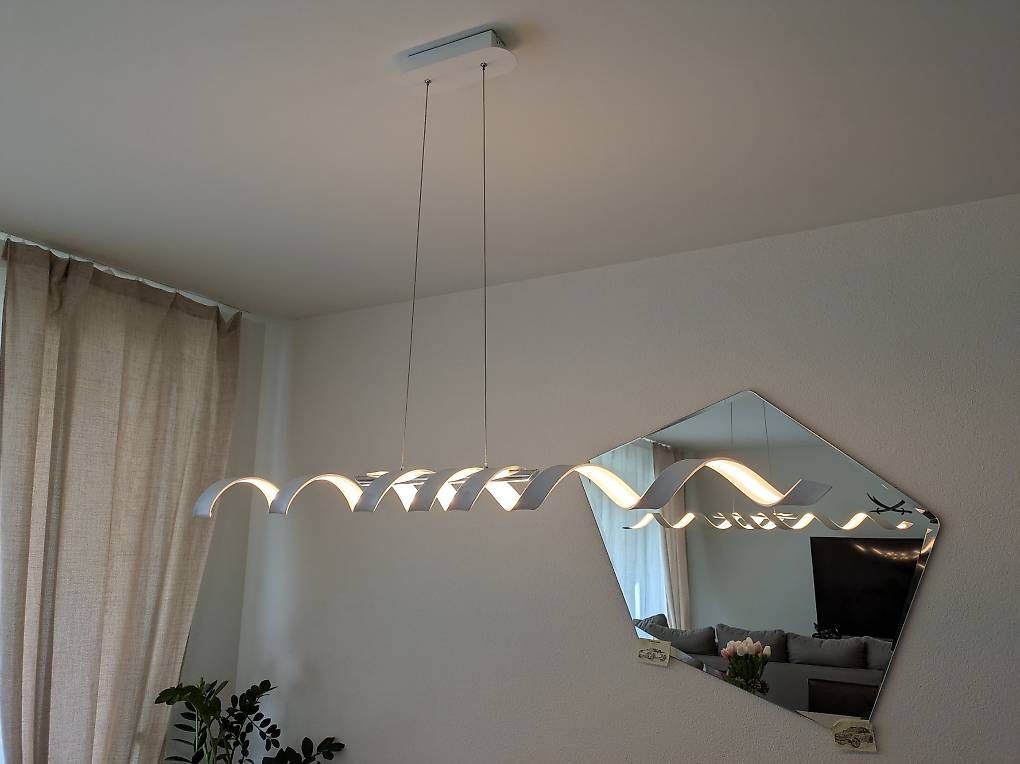 Lampade: Schöne weisse Leuchte – Usato da Leibstadt venduto da Mareli18 1