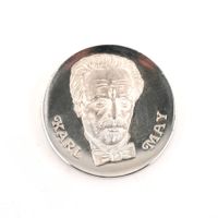 Silbermedaille Karl May 75. Todestag