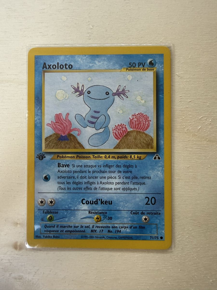 Pokémon Sammelbilder & Trading cards: Axoloto ed1 Neo discovery  – Gebraucht aus St-Maurice von Whatty