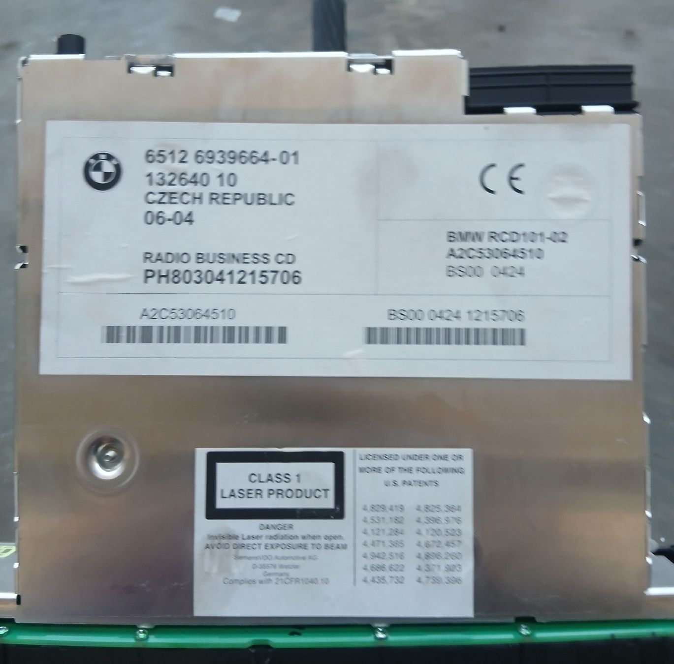 BMW Alle Autoersatzteile: Lecteur CD BMW X3 E83 2004-2010  – Gebraucht aus la heutte von Auto-stock 1