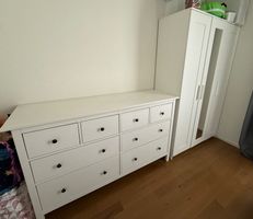 🏡 IKEA Schlafzimmer-Set – HEMNES Kommode + BRIMNES Kleiders