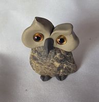 Eule Figur Naturstein Handgemacht wunder schön sie Foto